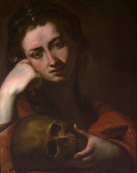 the-penitent-magdalen-vanitas Jusepe de Ribera